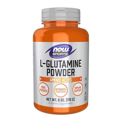 NOW Foods L-Glutamin reines Pulver – Stickstofftransporter & Aminosäure, 170 g