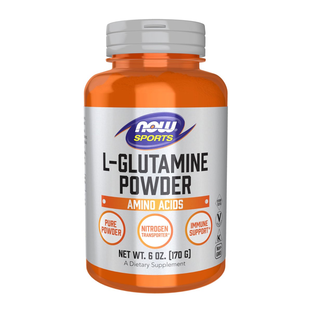NOW Foods L-Glutamin reines Pulver – Stickstofftransporter & Aminosäure, 170 g