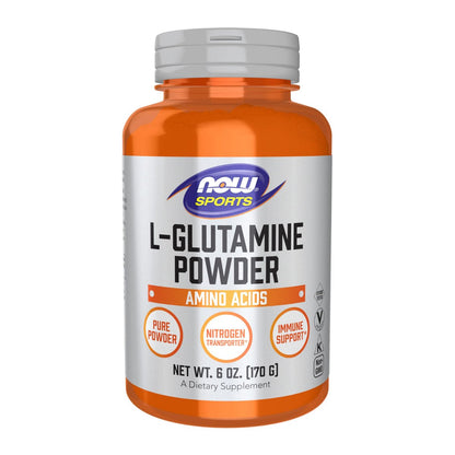 NOW Foods L-Glutamin reines Pulver – Stickstofftransporter & Aminosäure, 170 g
