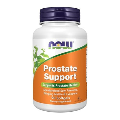 NOW Foods Prostat Unterstützung mit Sägepalme, Brennnessel & Lycopin – 90 Softgels