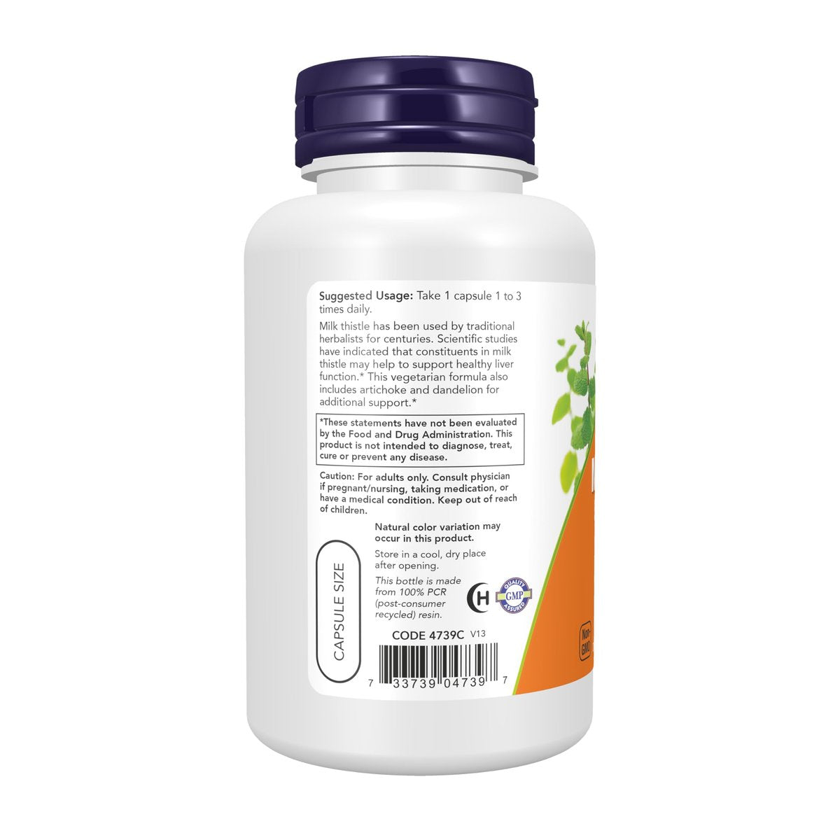 NOW Foods Silymarin Mariendistel Extrakt 300 mg mit Artischocke und Löwenzahn, Doppelte Stärke, Unterstützt die Leberfunktion*, 100 vegane Kapseln