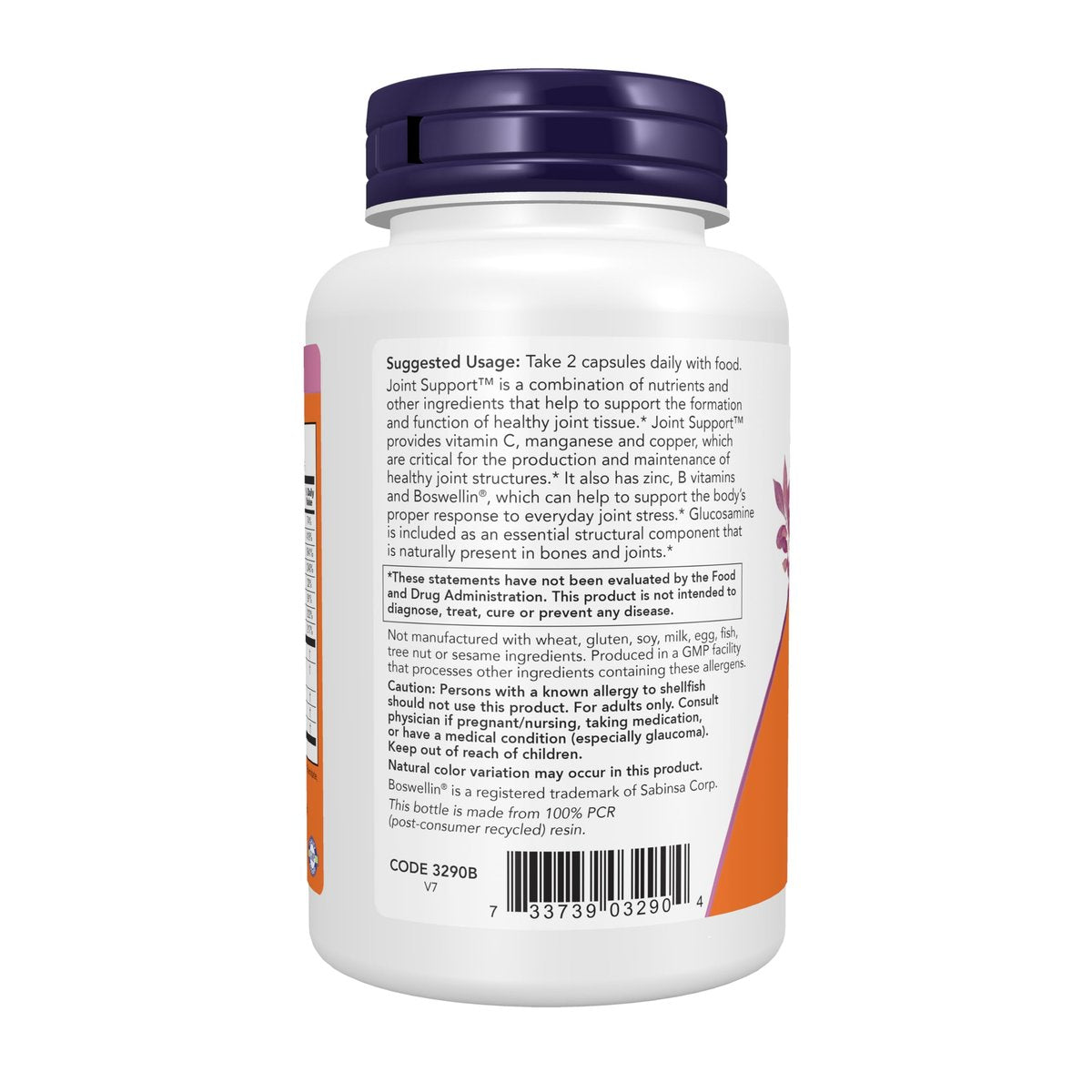 NOW Foods Gelenkunterstützung™ mit Glucosamin, Boswellin® und Seegurke, 90 Kapseln