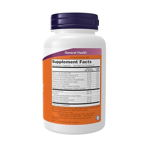 NOW Foods Gelenkunterstützung™ mit Glucosamin, Boswellin® und Seegurke, 90 Kapseln