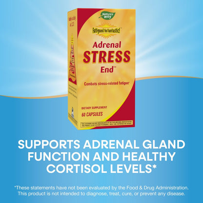 Nature's Way Adrenal Stress End – Unterstützung bei stressbedingter Erschöpfung*, 60 Kapseln