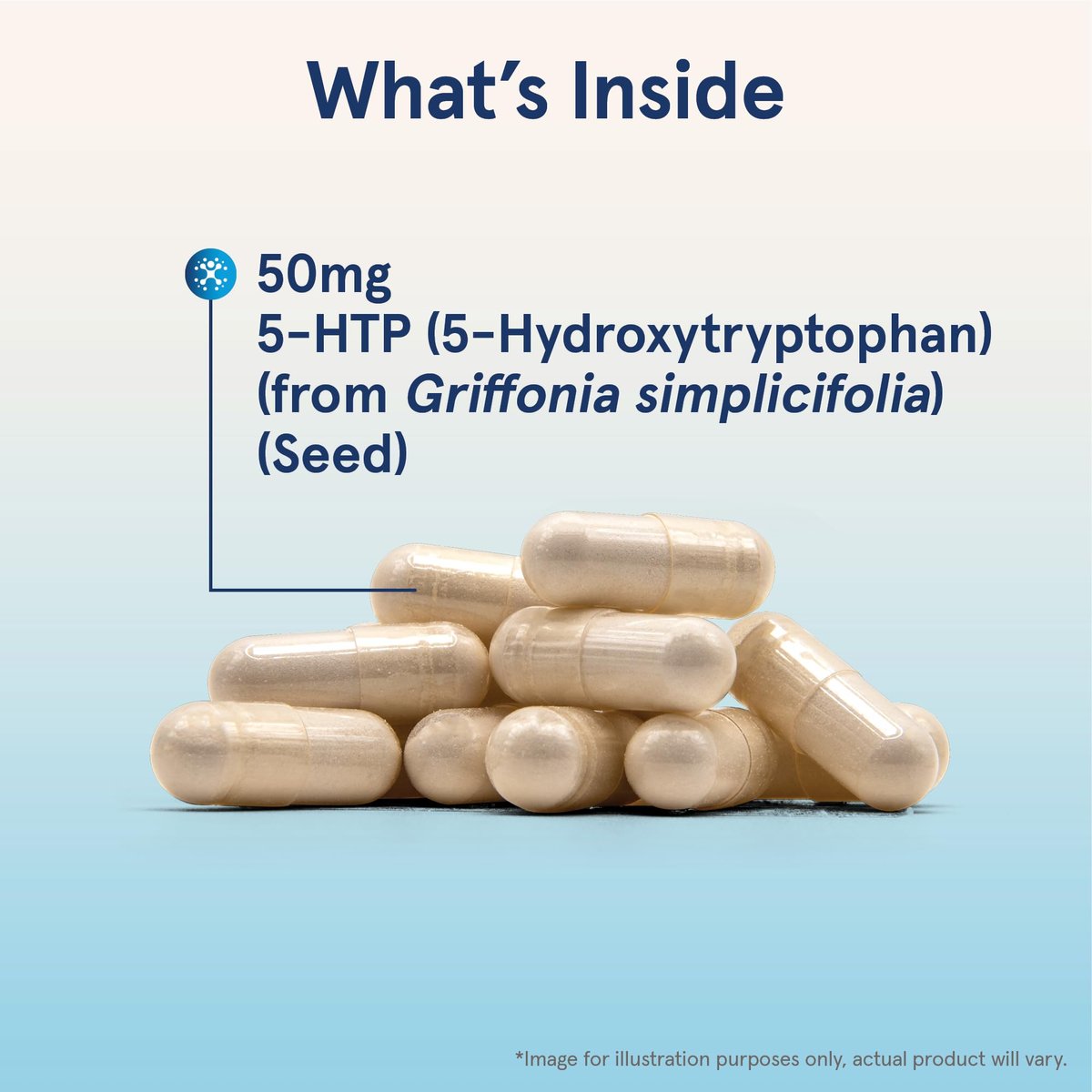 Jarrow Formulas 5-HTP 50mg – Gehirn- und Gedächtnisunterstützung, 90 Kapseln
