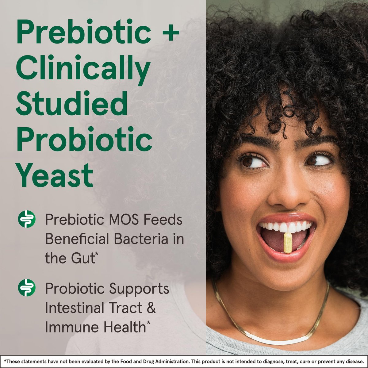 Jarrow Formulas Saccharomyces Boulardii + MOS Probiotika für Verdauungsgesundheit und Darmunterstützung - 5 Milliarden KBE pro Portion - 90 Kapseln mit verzögerter Freisetzung - Probiotikum + Präbiotikum - 90 Portionen