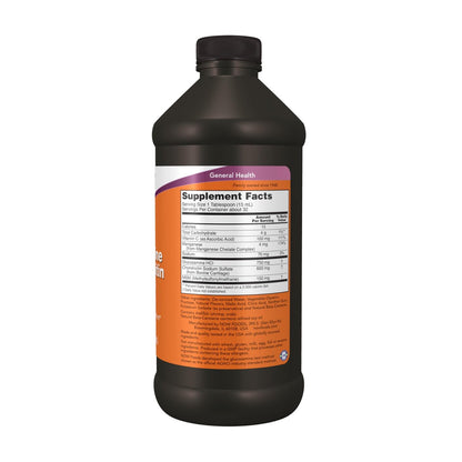 NOW Supplements, Glucosamin & Chondroitin mit MSM, Flüssig, für Gelenkgesundheit, Beweglichkeit und Komfort*, 473 ml
