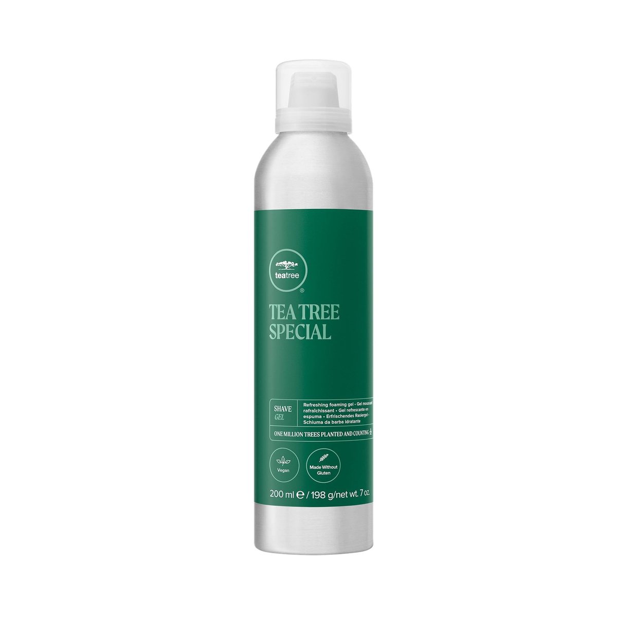 Tea Tree Rasiergel, erfrischendes Schaumgel, für alle Hauttypen, 200 ml
