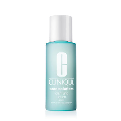 Clinique Acne Solutions Klärendes Gesichtswasser - Peeling-Toner mit Salicylsäure, reduziert Öl und befreit verstopfte Poren, 200 ml