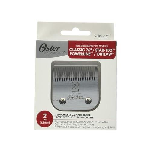 Oster Professional Wechselklinge Größe 2 – 6,3 mm, Edelstahl, für Haarschneidemaschinen
