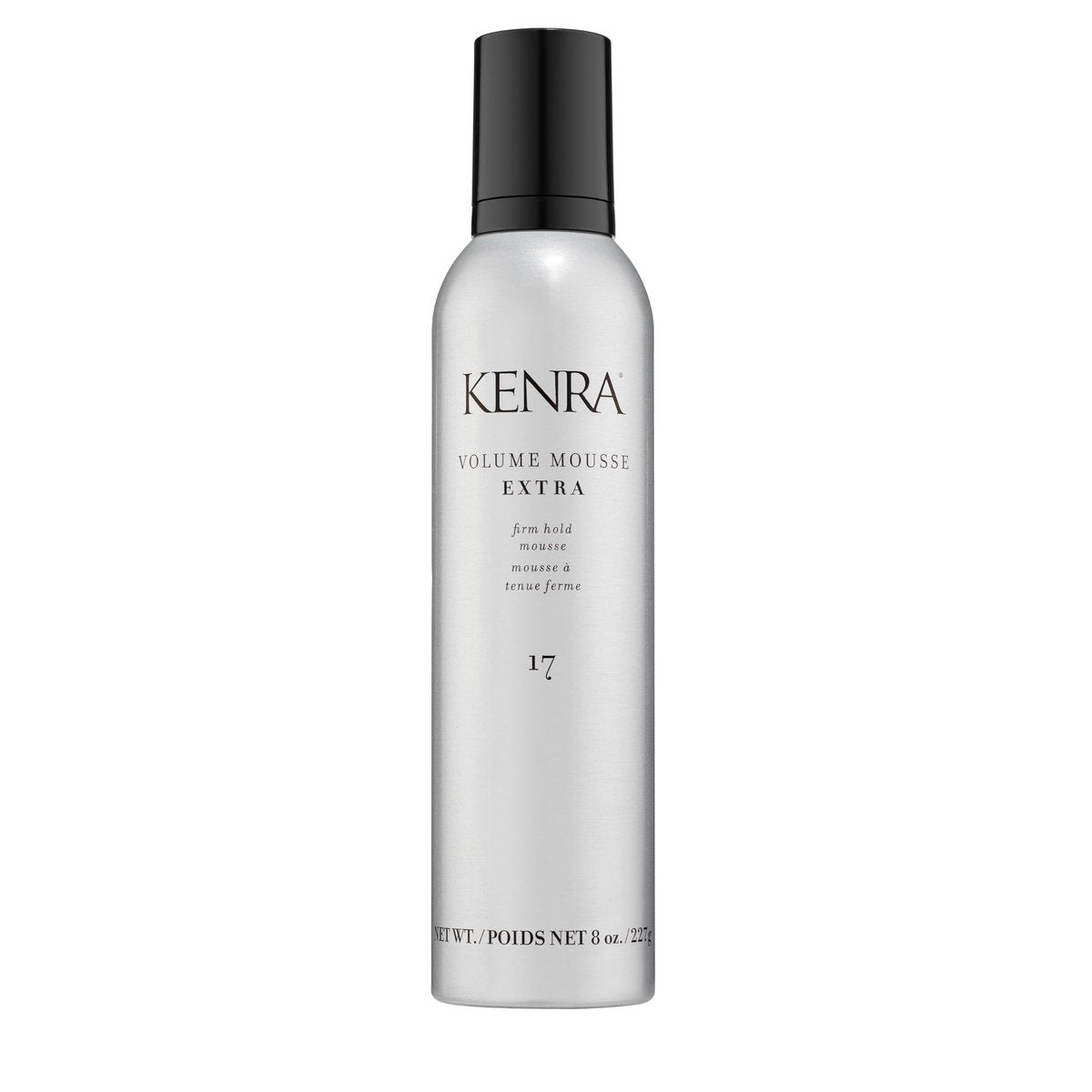 Kenra Volume Mousse Extra 17 | Styling Schaum Festiger | Nicht austrocknend, nicht bröckelnd, leichte Formel | Bändigt Frizz & pflegt | Hitzeschutz bis zu 232°C | Für alle Haartypen | 236 ml