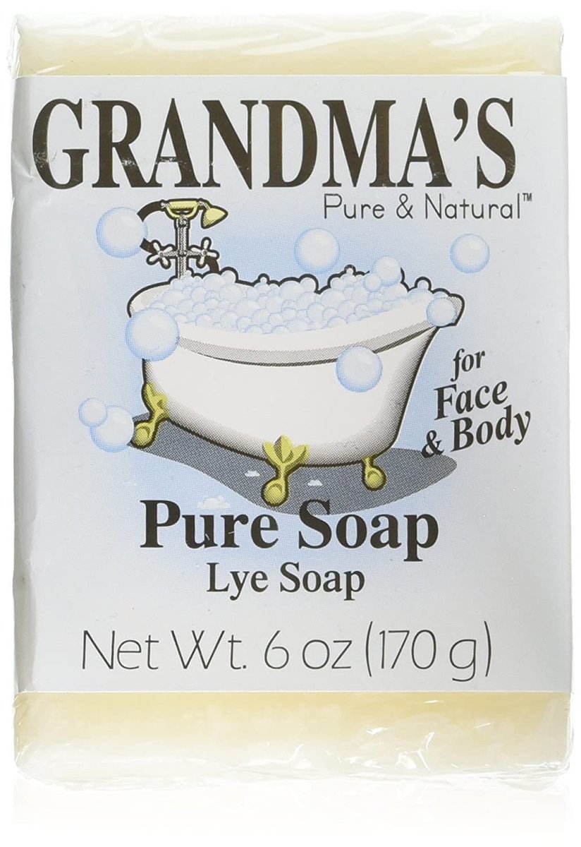 Grandma's Lye Seife 170 g – Rein natürliche Traditionelle Seife aus Schmalz