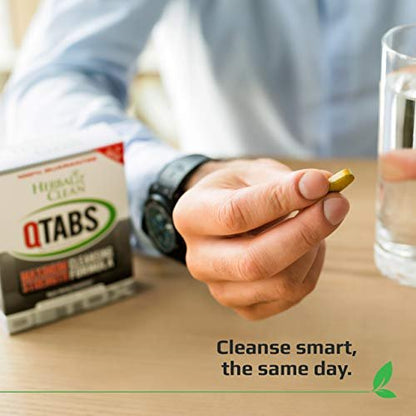 Herbal Clean QTabs Same-Day Detox – 10 Tabletten, diskret und tragbar