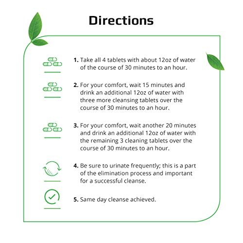 Herbal Clean QTabs Same-Day Detox – 10 Tabletten, diskret und tragbar