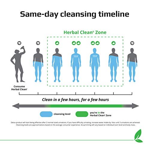 Herbal Clean QTabs Same-Day Detox – 10 Tabletten, diskret und tragbar