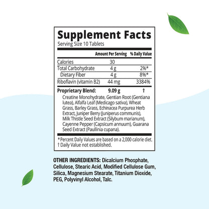 Herbal Clean QTabs Same-Day Detox – 10 Tabletten, diskret und tragbar