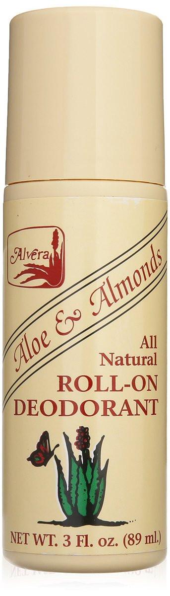 Alvera All-Natural Roll-On Deodorant Aloe & Mandel – 88 ml