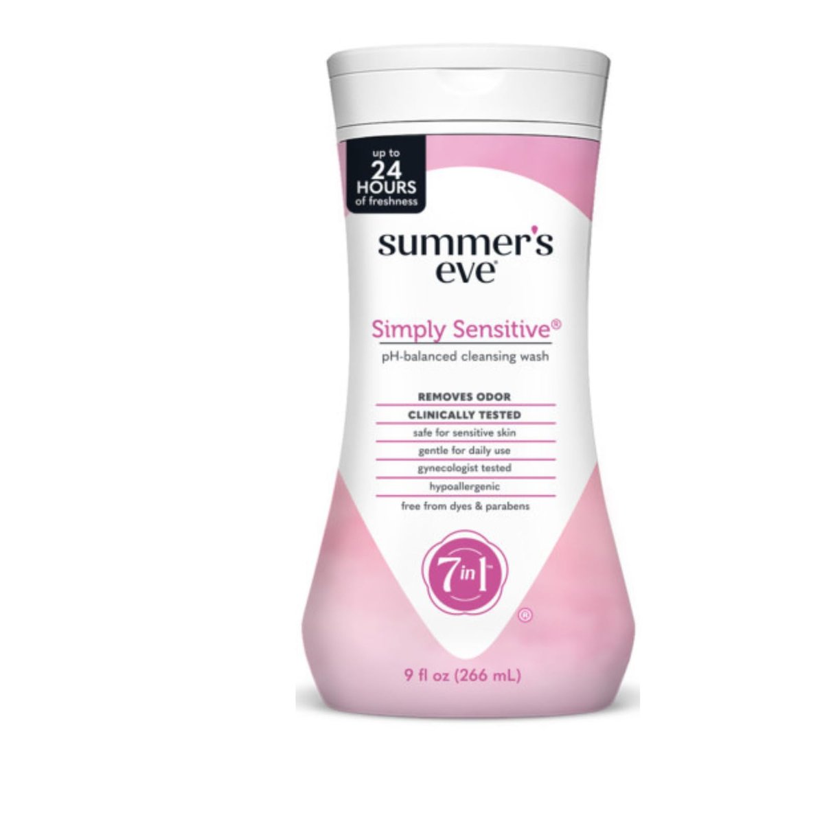 Summer's Eve Simply Sensitive Feminine Waschlotion – Empfindliche Haut, pH-ausgeglichen, hypoallergen, 9 Fl Oz (1er-Pack)