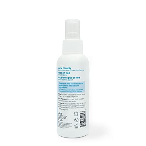 Lafe's Natürliches Deodorant Spray | 118 ml Aluminiumfrei, Parabenfrei & Backpulverfrei | 24-Stunden-Schutz | Ungesichert