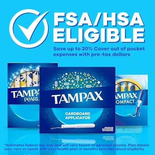 Tampax Karton Tampons für Damen Super Plus Saugstärke, Anti-Rutsch-Griff, LeakGuard Rock, unparfümiert, 40 Stück