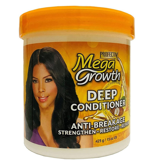 Profectiv Mega Growth Anti-Breakage Strengthening Deep Conditioner – Hydratisierende Haarmaske für geschädigtes Haar, 425 g