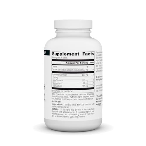 Source Naturals Mega Strength Beta Sitosterol 375mg – 120 Tabletten
