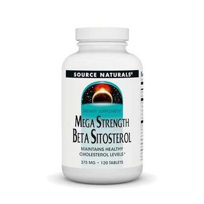 Source Naturals Mega Strength Beta Sitosterol 375mg – 120 Tabletten