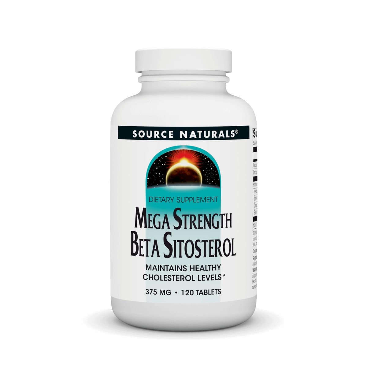 Source Naturals Mega Strength Beta Sitosterol 375mg – 120 Tabletten