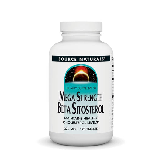 Source Naturals Mega Strength Beta Sitosterol 375mg – 120 Tabletten