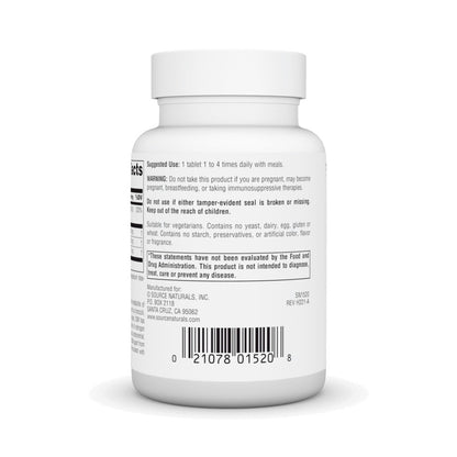 Source Naturals DIM 100 mg – 30 Tabletten – Diindolylmethan zur Unterstützung des Hormonhaushalts