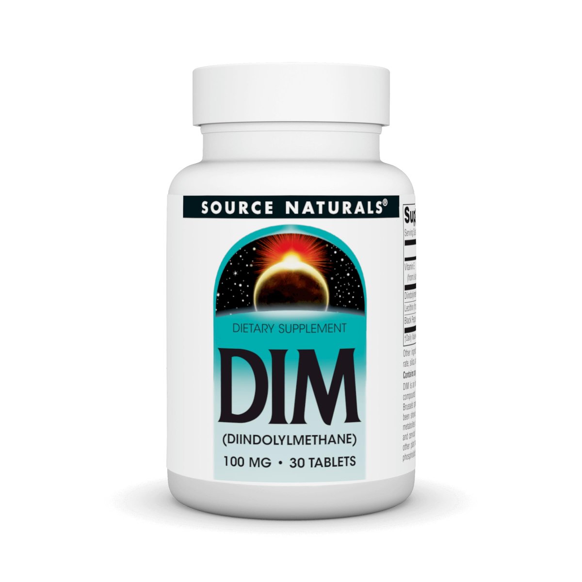 Source Naturals DIM 100 mg – 30 Tabletten – Diindolylmethan zur Unterstützung des Hormonhaushalts
