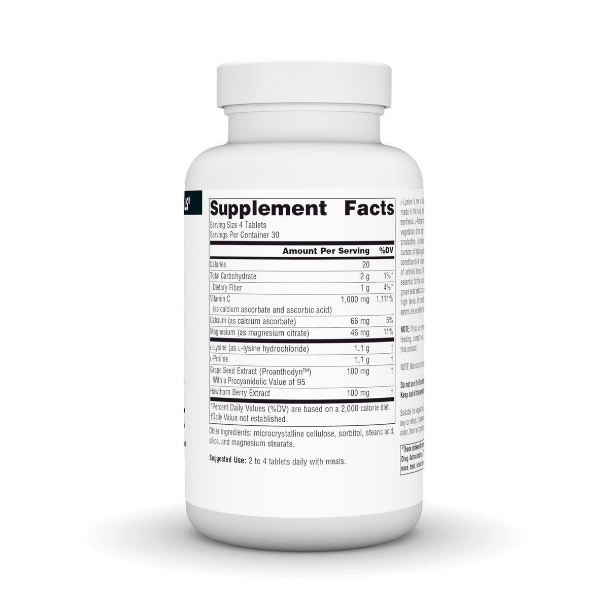 Source Naturals Prolin & Lysin, 550 mg – 120 Tabletten