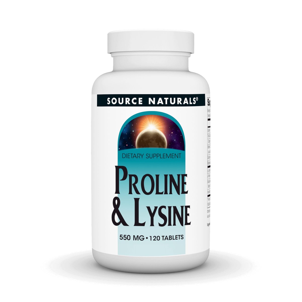 Source Naturals Prolin & Lysin, 550 mg – 120 Tabletten