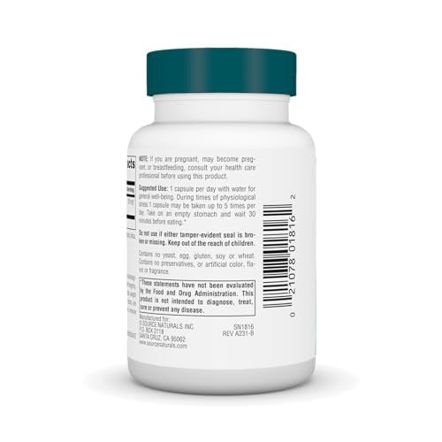 Source Naturals Wellness Transfer Factor – Immunsystem-Unterstützung, 125 mg, 60 Kapseln