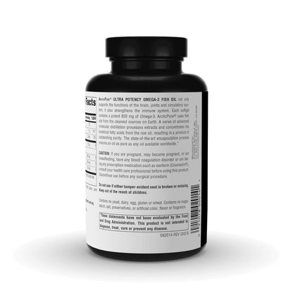 Source Naturals ArcticPure Ultra Potency 850 mg Omega-3 Fischöl - 120 Weichkapseln