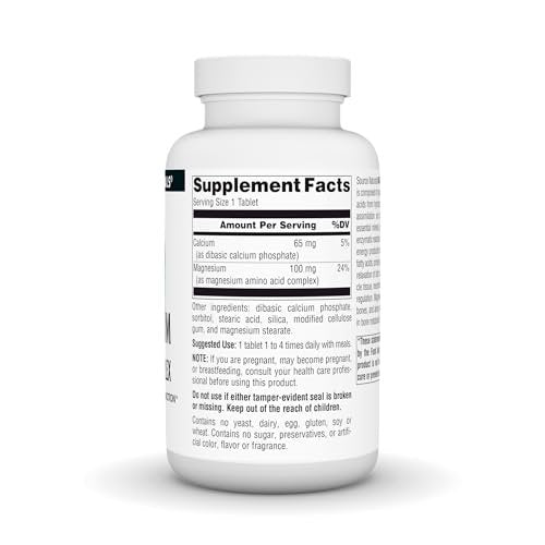 Source Naturals Magnesium Chelat – Unterstützt Nerven- und Muskelfunktion – 250 Tabletten