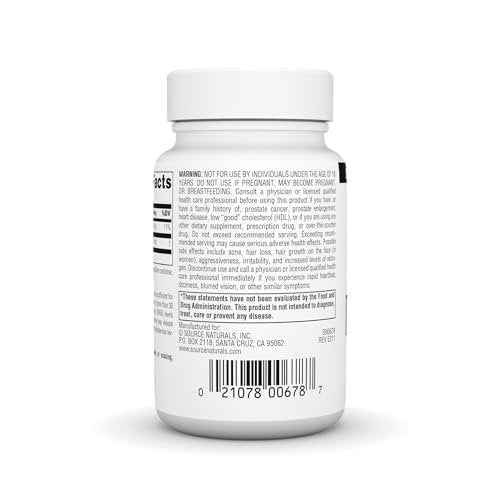 Source Naturals Pregnenolon 25 mg – 120 Tabletten – Hormonvorläufer für Gedächtnis und Vitalität