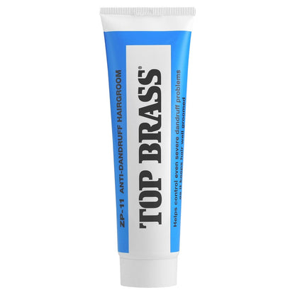 Top Brass Anti-Schuppen Haarcreme für Männer & Frauen – Stylingcreme mit Bienenwachs & Candelillawachs – Lindert Kopfhauttrockenheit, Schuppen, Schuppenbildung & Juckreiz – Nicht fettend, nicht medizinischer Duft