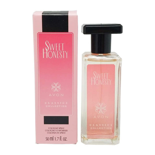 AVON Sweet Honesty Eau de Cologne für Damen – Frischer Zedernholz-Duft, langanhaltendes Parfüm mit Rose und Lilie, 50 ml