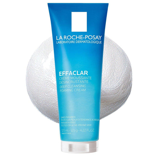 La Roche-Posay Effaclar Tiefenreinigender Schaumreiniger – Gesichtscreme & tägliche Gesichtsreinigung für fettige Haut & zu Akne neigende Haut zur Minimierung des Porenbilds