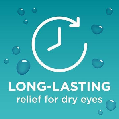 BLINK Tears Befeuchtende Augentropfen – Feuchtigkeitsspendend & Beruhigend bei leichten bis mittelschweren trockenen Augen, mit Hyaluronat, reduziert Unbehagen, langanhaltende Hydratation, 15 ml