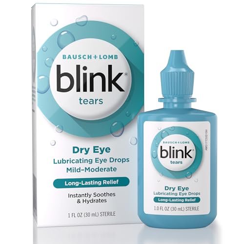 BLINK Tränen Befeuchtende Augentropfen – Feuchtigkeitsspendend & Beruhigend bei Leichten bis Mäßigen Trockenen Augen, mit Hyaluronat, Lindert Unbehagen, Lang anhaltende Hydratation, 30 ml