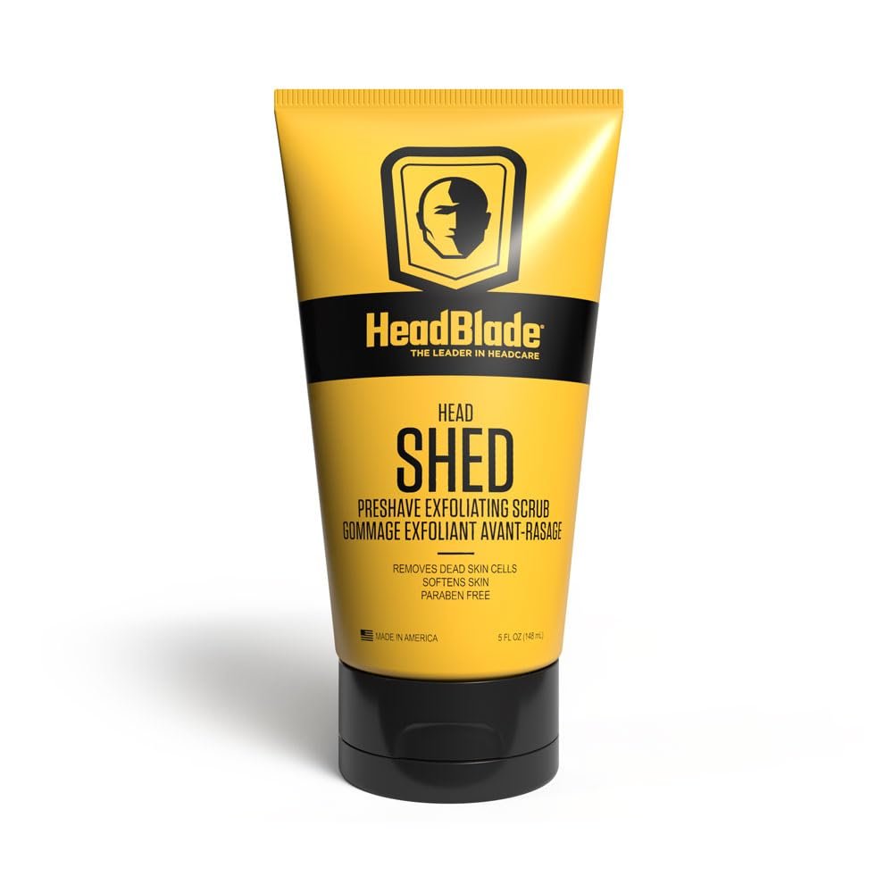 HeadBlade HeadShed Herren Peeling-Scrub - 5 oz - Gesichtsreinigung & Reiniger - Entfernt abgestorbene Hautzellen und bereitet auf eine perfekte Rasur vor