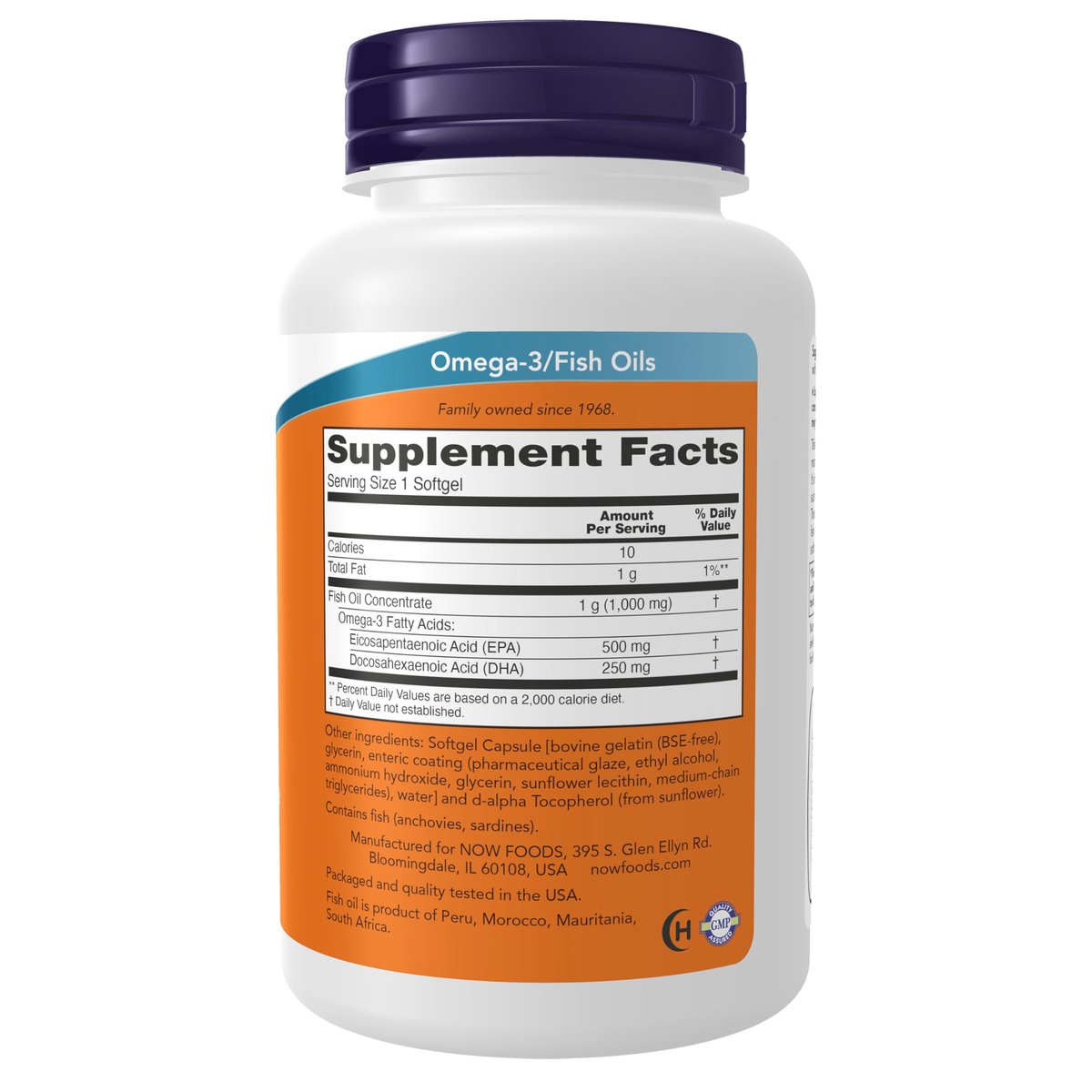 NOW Foods Ultra Omega-3 – Molekular destilliert & magensaftresistent – 90 Weichkapseln