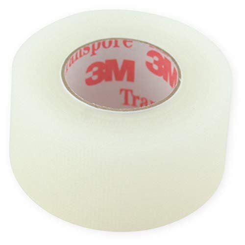 3M Transpore Chirurgisches Pflaster 5 cm x 9,1 m Rolle, Hypoallergen - Modell 1527-2