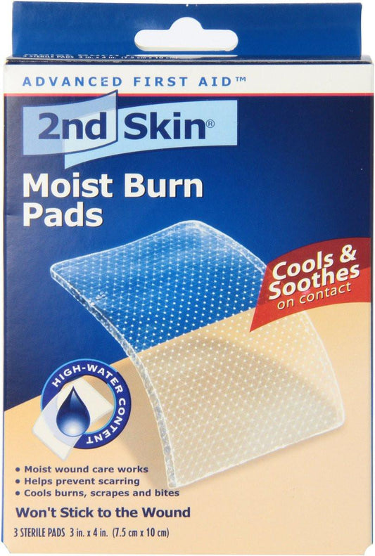 Spenco 2nd Skin Moist Burn Pads, groß (7,6 x 10,2 cm), 3er-Pack
