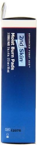 Spenco 2nd Skin Moist Burn Pads, groß (7,6 x 10,2 cm), 3er-Pack