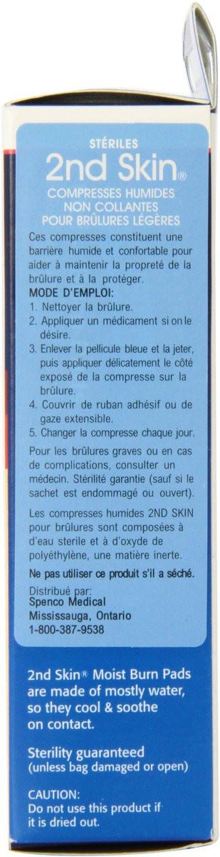 Spenco 2nd Skin Moist Burn Pads, groß (7,6 x 10,2 cm), 3er-Pack
