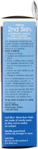 Spenco 2nd Skin Moist Burn Pads, groß (7,6 x 10,2 cm), 3er-Pack