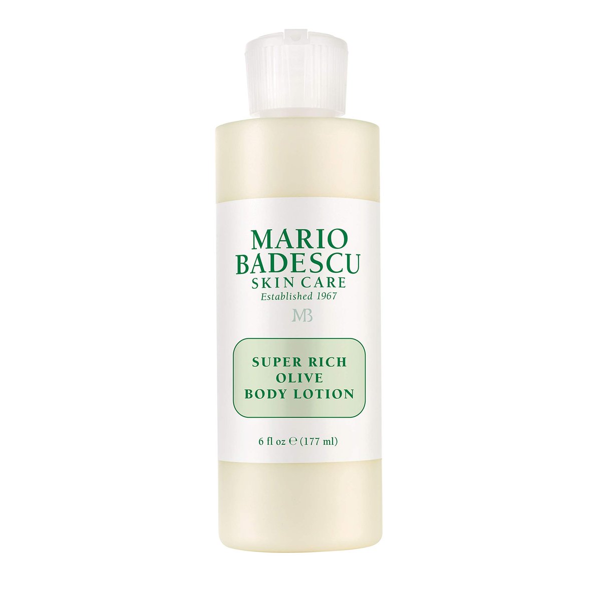 Mario Badescu Super Rich Olive Body Lotion für trockene Haut, nicht fettend und cremig, mit Olivenöl, für alle Hauttypen, 177 ml